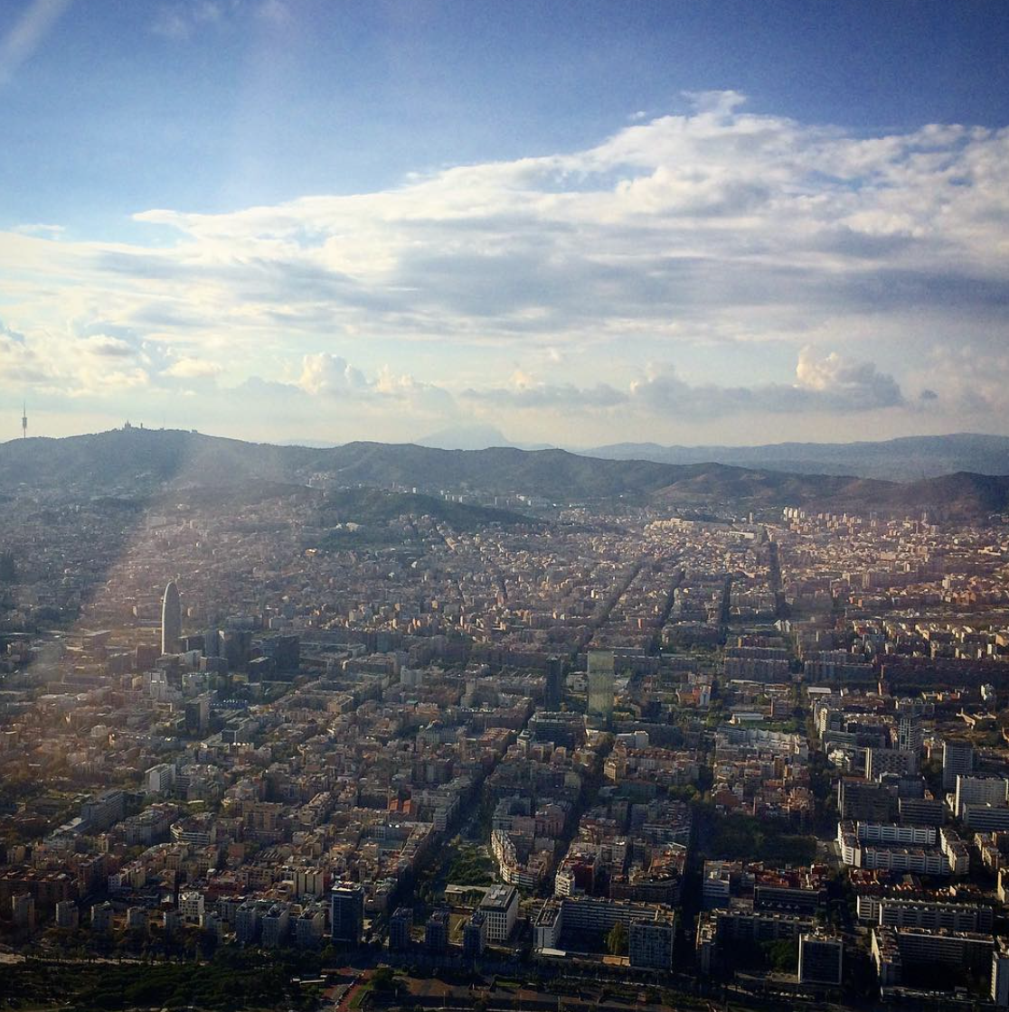 Barcelona from the air