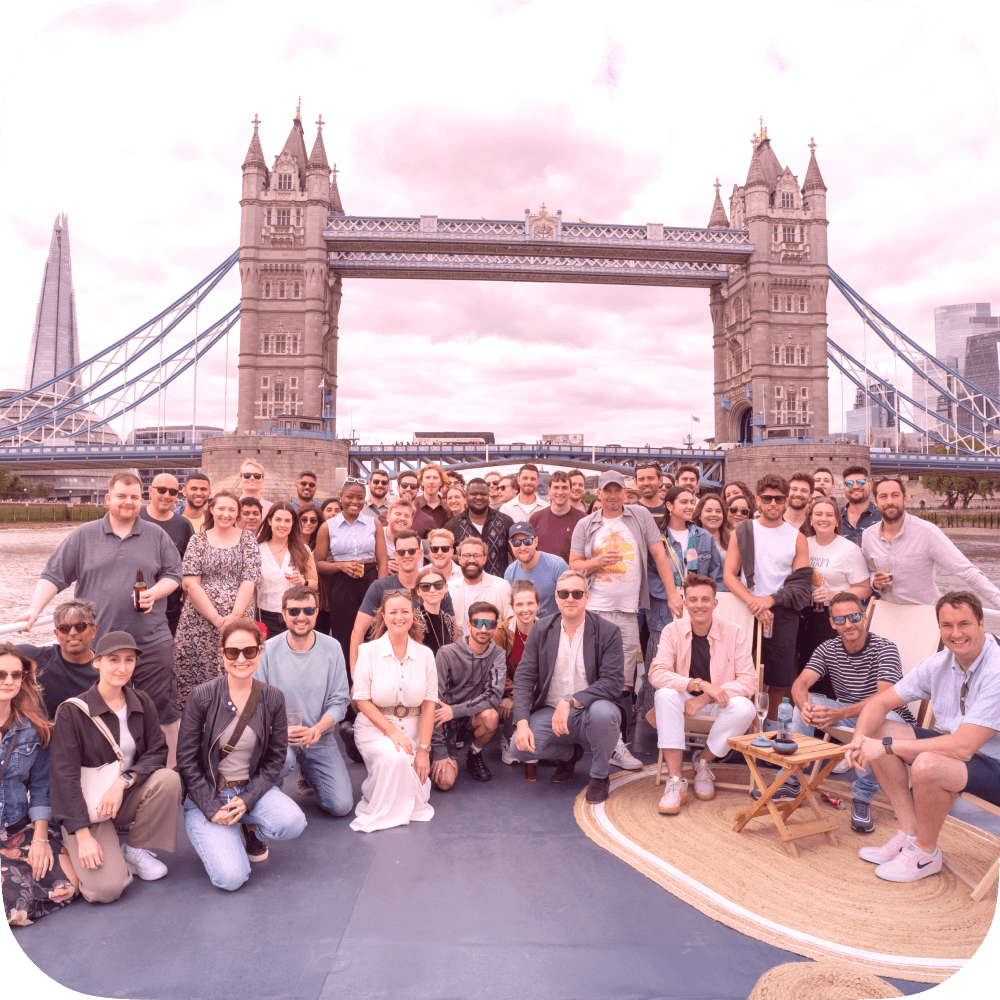 A group photo of the Cuvva team