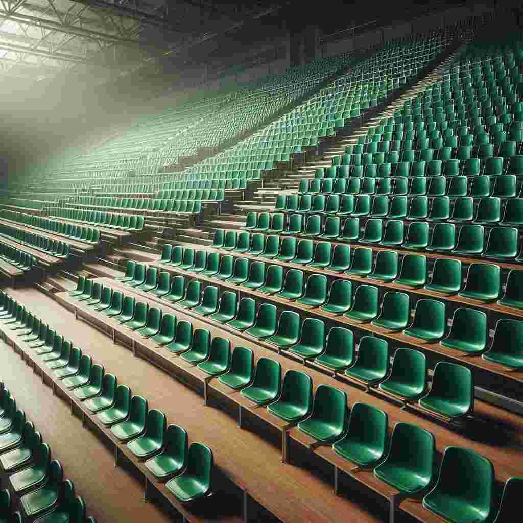 Empty seats at Ireland's stadium