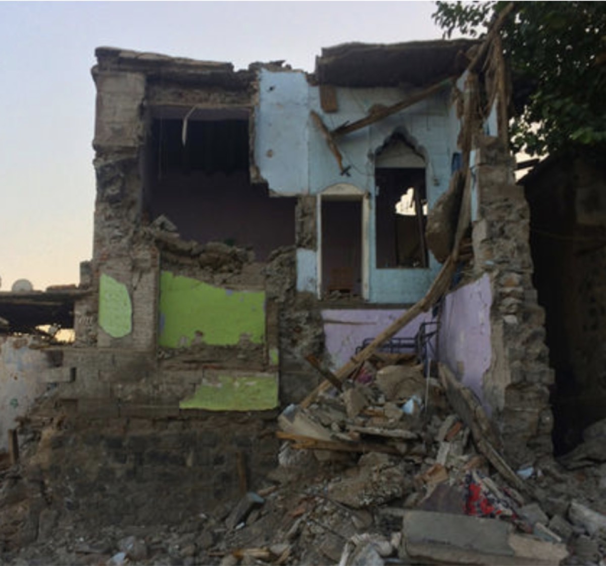 Devastation in Sur, Turkey