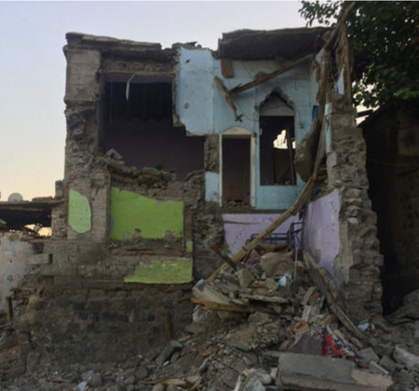 Devastation in Sur, Turkey
